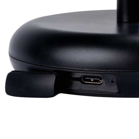 Lampa Stołowa Biurkowa LED FLUXY IP44 Czarna KANLUX