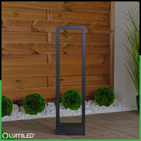 Lampa Ogrodowa Słupek Zewnętrzny Stojący LED 10W ERICA 60cm LUMILED
