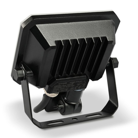 Naświetlacz LED 20W 1900lm 5000K Zimna z Czujnikiem Ruchu i Zmierzchu Czarny z Mleczną Przesłoną Videx