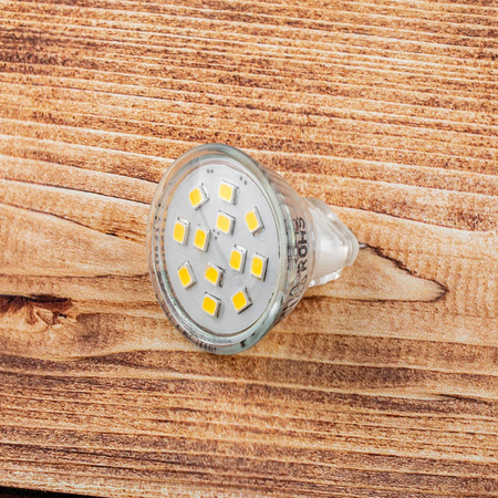 Zestaw 10x Żarówka LED MR11 2,5W = 20W 220lm 4000K Neutralna 120° 12V LUMILED