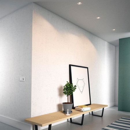 3x Oprawa Podtynkowa Wpuszczana Lampa Punktowa GU10 Biała Enneper Philips