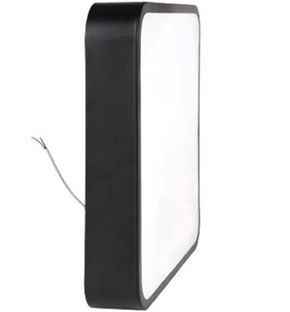 Plafon LED Lampa Sufitowa Ścienna Oprawa Kwadratowa 2640lm 30W 4000K IP22 Czarna