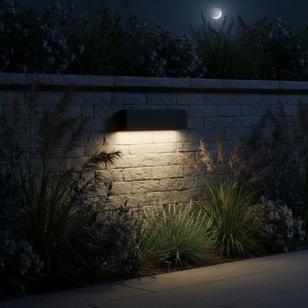 Kinkiet Ogrodowy Lampa Elewacyjna Zewnętrzna LED 6.5W 400lm 3000K Ciepła Szary IP65 Endura Osram