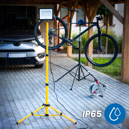 Naświetlacz LED Lampa 1x 100W Robocza Statyw Budowlany 4000K