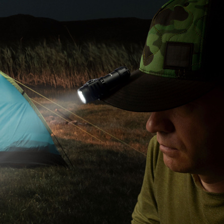 Latarka Ręczna Akumulatorowa LED 10W 600lm 4 Tryby Pracy USB-C Wodoszczelna IP68 Videx