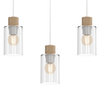 Lampa Wisząca Sufitowa MADERA 3xE27 Listwa Milagro