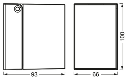 Lampa Ogrodowa Zewnętrzna Kinkiet Elewacyjny LED GU10 IP44 IK04 Biały Endura Ledvance