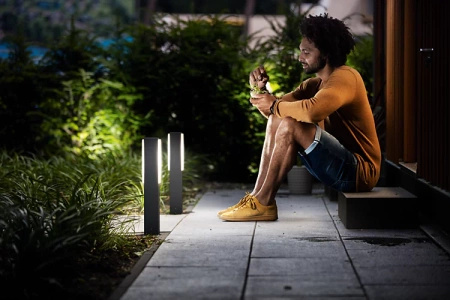 Lampa Ogrodowa Zewnętrzna SŁUPEK 42cm LED 9W 1000lm 4000K IP44 Stratosphere Philips