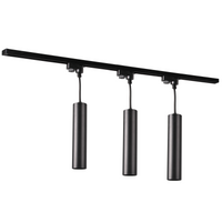 Zestaw Szynowy Szynoprzewód Szyna Listwa 1-Fazowa + 3x Reflektor GU10 Czarna MARIBEL Sanico Goldlux