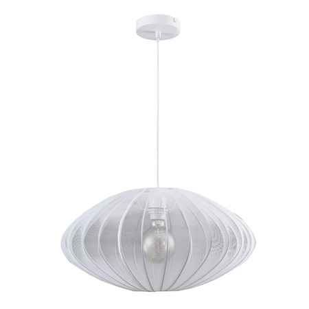 Lampa Sufitowa Wisząca Zwis E27 Biała JAPANDI Sanico Goldlux