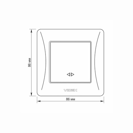 Przełącznik Włącznik 1-biegunowy 10A Natynkowy Biały BINERA VIDEX