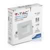 Naświetlacz LED 10W 800lm 4000K IP65 Biały Samsung Chip VT-10-W V-TAC