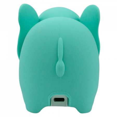 Lampka Nocna Dziecięca LED 1W 6000K Zimna Akumulatorowa 500mAh turkusowy SŁOŃ MARY'S