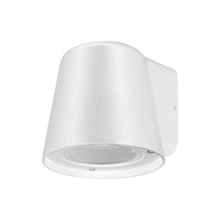 Lampa Ogrodowa Zewnętrzna Kinkiet Elewacyjny LED GU10 IP54 Biały Nowoczesny Mandal Rabalux