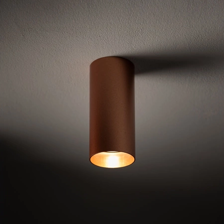 Oprawa Natynkowa Sufitowa GU10 SPOT TUBA Miedziana MONO S 10781 Nowodvorski