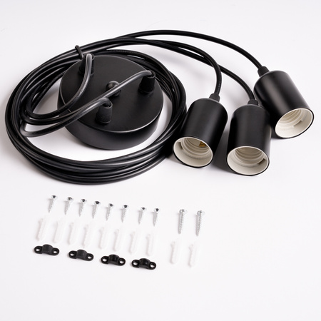 Lampa wisząca sufitowa ARANE PAJĄK 3 ramiona do LED 3x E27 LUMILED