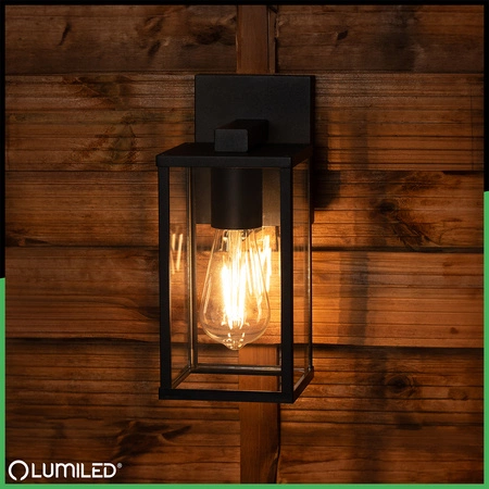 Kinkiet Ogrodowy Elewacyjny Zewnętrzny Lampa Ścienna E27 BRASSI LUMILED