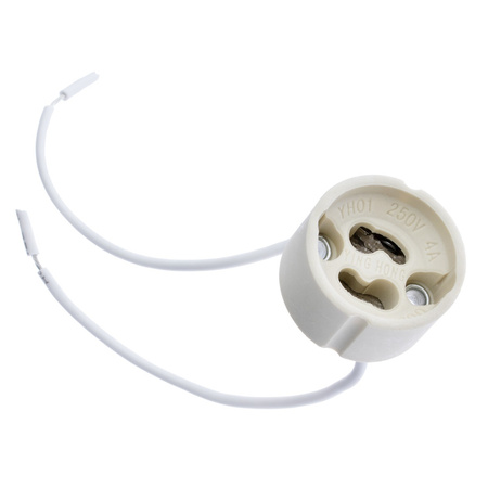 Zestaw Oprawa SZKLANA ARIAN halogenowa kwadrat ruchoma czarna + GU10 LED 6W 4000K