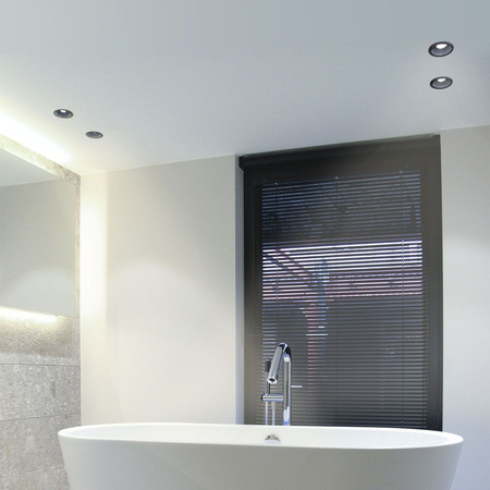 Oprawa Podtynkowa Wpuszczana HALOGENOWA Punktowa 1x GU10 Czarna Videx