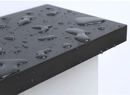 Lampa Ogrodowa LED Kinkiet Elewacyjny 12W Oprawa Architektoniczna Prostokąt Lagos Czarna z Czujnikiem Ruchu