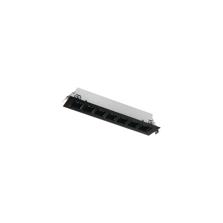Oprawa Liniowa Lampa Sufitowa LED 9W 30cm 1050lm 3000K Ciepła 60° Podtynkowa Czarna KANLUX
