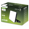 Naświetlacz LED AZZLER 20W 2400lm 4000K IP65 Halogen Zewnętrzny Lampa Czarny LUMILED