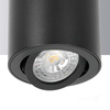 Oprawa Natynkowa Halogenowa Spot Tuba Okrągła GU10 Czarna OH36 Kobi