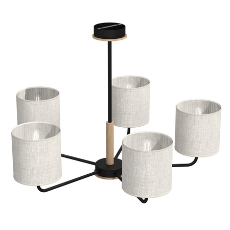 Lampa Sufitowa Żyrandol ATLANTA 5xE27 Milagro