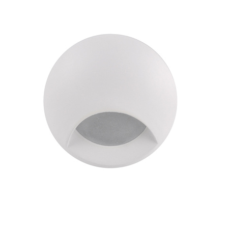 Lampa oprawa schodowa podtynkowa LED ogrodowa biała 3W 20lm 4000K Q1 GOLDLUX (Polux)