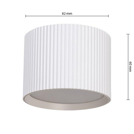 Oprawa Natynkowa Halogenowa Tuba Reflektor Spot GX53 Okrągła Biała Gisele Masterled