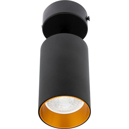 Lampa sufitowa ERIS SPOT Reflektor Oprawa Halogenowa GU10 Czarno-Złota