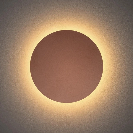 Kinkiet Ścienny Lampa Natynkowa LED 10W 130lm 3000K Ciepła Miedziana Nowoczesna RING LED M 10347 Nowodvorski