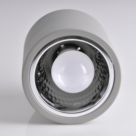 Oprawa sufitowa natynkowa tuba metalowa spot JUPITER 13 typu DOWNLIGHT E27 szara