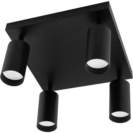 Lampa Sufitowa Plafon SPOT TUBA Reflektor Oprawa Halogenowa 4x GU10 TABULA LUMILED