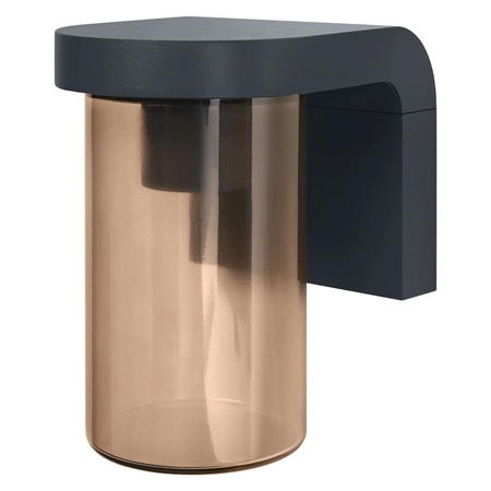 Lampa Ogrodowa Zewnętrzna Kinkiet Elewacyjny LED E27 IP44 Szary Endura Ledvance