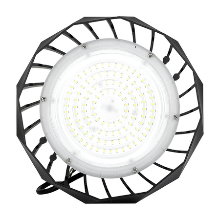 Oprawa LED High-Bay 100W 4000K Z zasilaczem SAMSUNG Czarna VT-9-105 V-TAC