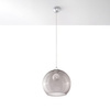 Lampa Sufitowa Wisząca Zwis Kula E27 Okrągła Grafitowa Minimalistyczna Ball Sollux