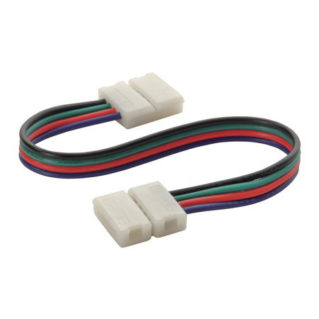 20x Złączka do Taśmy Dwustronna z Przewodem LED RGB Spinka 4PIN 1.4cm 12V CONNECTOR Kanlux