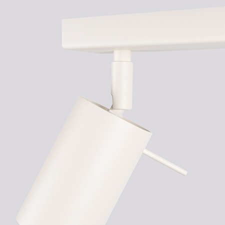 Lampa Sufitowa Reflektor Tuba Spot 2x GU10 Beżowa Ring Bittersweet Shimmer SL.1495 Sollux