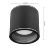 Oprawa Natynkowa Halogenowa Tuba Reflektor Spot GU10 Okrągła Czarna Masterled