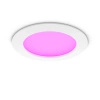 Panel LED Oprawa Podtynkowa Wpuszczana 12W 1500lm IP44 White and Color Ambiance RGB + TW Biała Inteligentna SMART Zigbee Bluetooth Slim Downlights Philips HUE