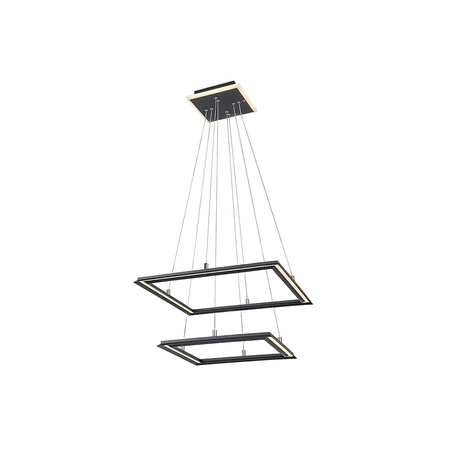 Lampa Wisząca Sufitowa LED 48W 3000K Czarny Nowoczesny Sidona Rabalux