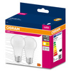 2x Żarówka LED A60 E27 8.5W = 60W 806lm 2700K Ciepła 200° VALUE CLASSIC Osram