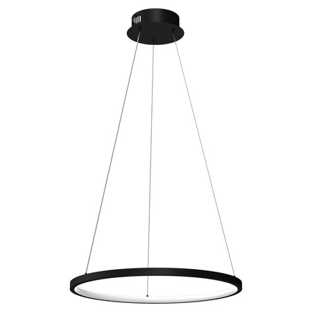 Lampa Wisząca Sufitowa ROTONDA Czarna 27W LED Milagro