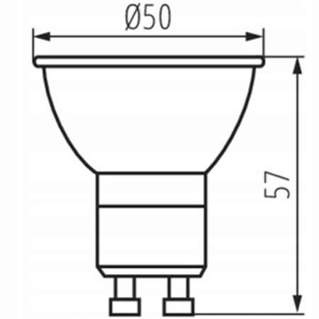 Żarówka LED PAR16 7W = 59W 570lm 2700K Ciepła CRI95 110° Srebrny IQ-LEDDIM Kanlux