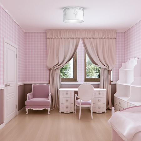 Lampa Sufitowa BALETNICA Biała 1xE27 Milagro