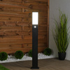 Lampa Ogrodowa Słupek Zewnętrzny Stojący 11W LED 4000K Czujnik Ruchu ANVES 80cm LUMILED