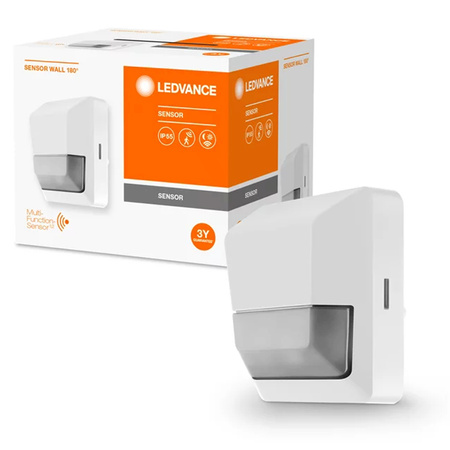 Czujnik Ruchu SENSOR WALL 180DEG IP55 WT Natynkowy Ścienny LEDVANCE