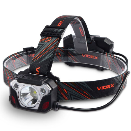 Latarka Czołowa Akumulatorowa LED 20W 1400lm Czujnik Ruchu USB- C Powerbank 5 Trybów Pracy Wodoszczelna IP65 Videx