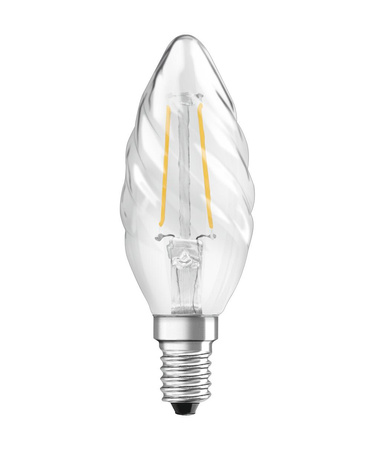 Żarówka LED BW35 Świeczka E14 2.5W = 25W 250lm 2700K Ciepła 300° Retrofit Filament CLASSIC Osram